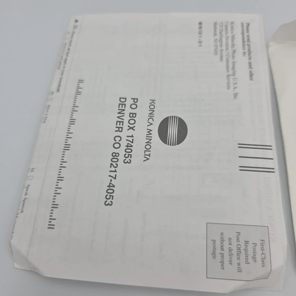 Konica Minolta Dimage Scan Dual IV Film Scanner AF-3200 UNTESTED PARTS OR REPAIR